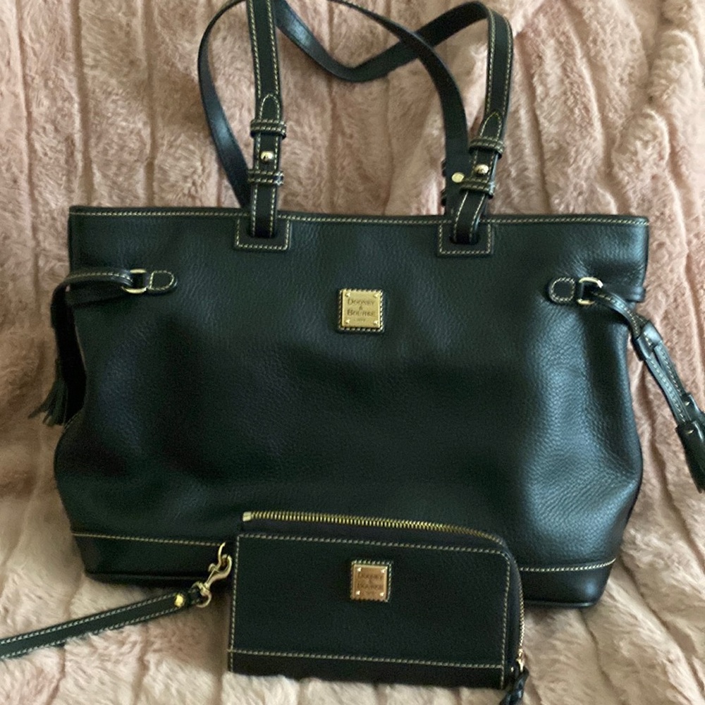 Dooney & Bourke Pebble Tote & Wallet